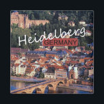 Heidelberg Deutschland Reisen Foto Souvenir Magnet<br><div class="desc">Kühlschrank Magnete zeigen Heidelberg,  Deutschland.</div>