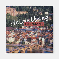 Heidelberg Deutschland Reisen Foto Souvenir Magnet