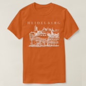 Heidelberg Deutschland Reisen Heidelberg T-Shirt (Design vorne)