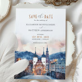 Heidelberg Deutschland Save the Date Wedding Card Einladung