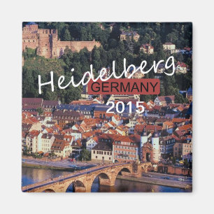 Heidelberg Deutschland Souvenir Magnet Change Year