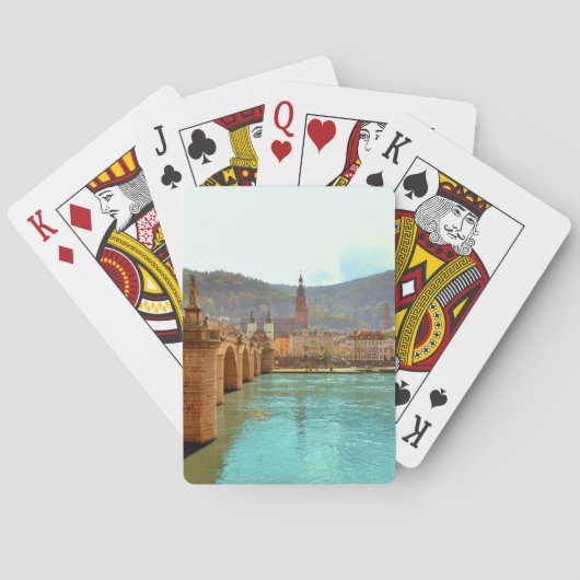 Heidelberg, Deutschland Spielkarten (Rückseite)