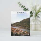 Heidelberg Deutschland Stadtansicht Postkarte (Stehend Vorderseite)