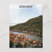 Heidelberg Deutschland Stadtansicht Postkarte (Vorderseite)