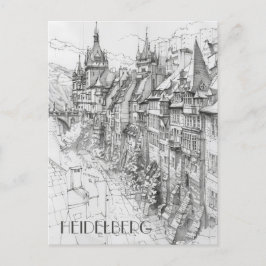 Heidelberg Deutschland Travel Postkarte