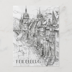 Heidelberg Deutschland Travel Postkarte