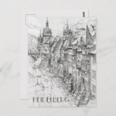 Heidelberg Deutschland Travel Postkarte (Vorne/Hinten)