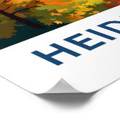 Heidelberg Deutschland Travel Print Poster (Ecke)