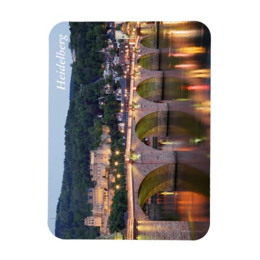 Heidelberg durch Abend Magnet (Vertikal)