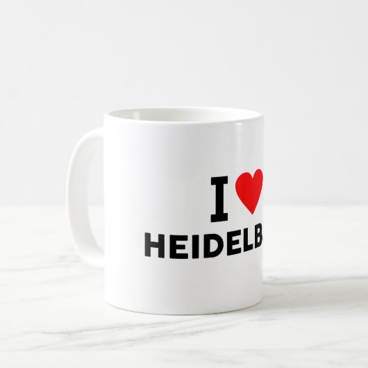 Heidelberg Germany Kaffeetasse (Vorderseite Links)