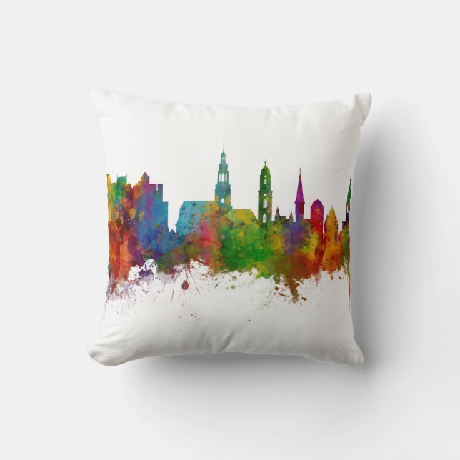 Heidelberg Germany Skyline Kissen (Vorderseite)
