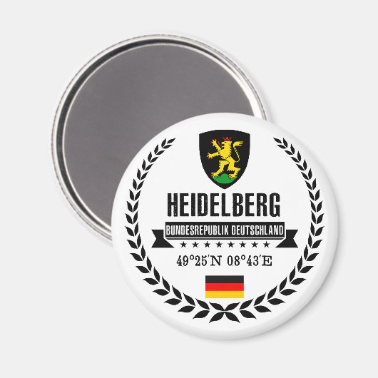Heidelberg Magnet (Vorderseite/Rückseite)
