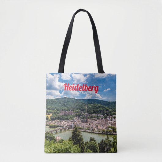 Heidelberg Neckar Panorama Deutschland Tasche (Vorderseite)