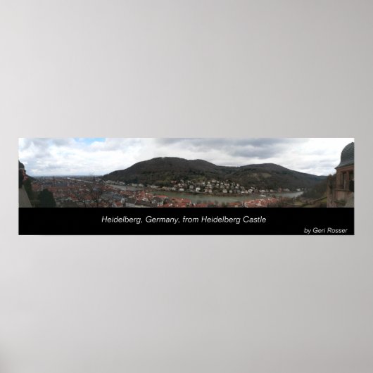 Heidelberg Panorama Poster (Vorne)
