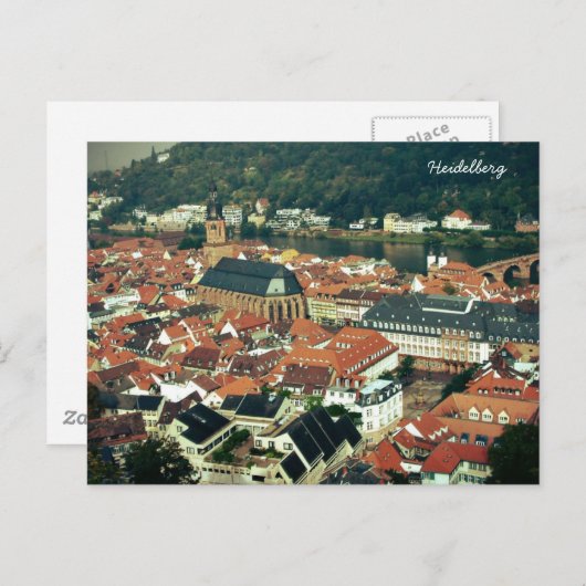 Heidelberg Postkarte (Vorne/Hinten)