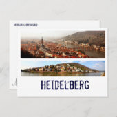 Heidelberg Postkarte (Vorne/Hinten)
