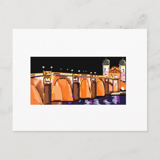 Heidelberg Postkarte (Vorderseite)