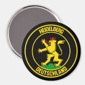 Heidelberg RundEmblem Magnet (Vorderseite/Rückseite)