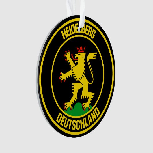 Heidelberg RundEmblem Ornament (Vorderseite)