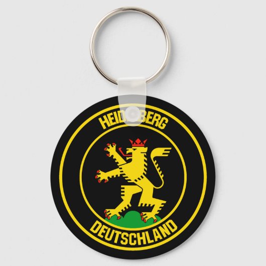 Heidelberg RundEmblem Schlüsselanhänger (Vorderseite)