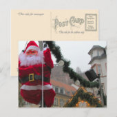 Heidelberg Santa Feiertagspostkarte (Vorne/Hinten)