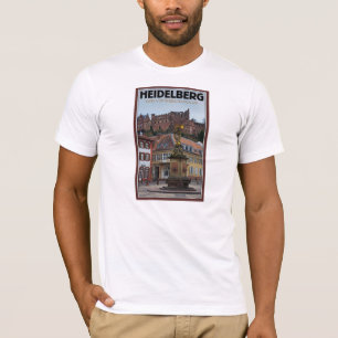Heidelberg - Statue und Schloss T-Shirt