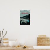 Heidelberg und Neckar Fluss Deutschland Romantisch Poster (Küche)