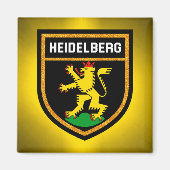 Heidelberger Flagge Magnet (Vorne)