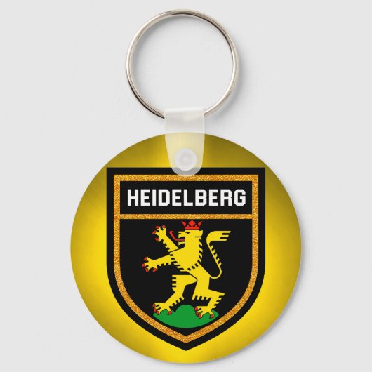 Heidelberger Flagge Schlüsselanhänger (Vorderseite)