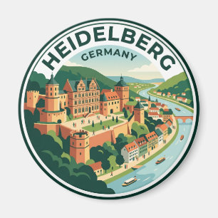 Heidelberger Schloss Deutschland Magnet