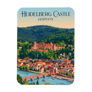 Heidelberger Schloss Deutschland Magnet