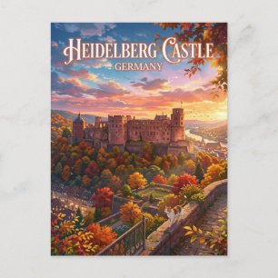 Heidelberger Schloss Deutschland Postkarte