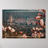 Heidelberger Schloss Frühling – Romantisches deuts Poster (Vorne)