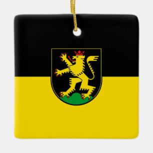 Heidelberger Stadtflagge Deutschland Symbol Keramikornament