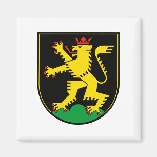 Heidelberger Stadtflagge Emblem Deutschland Symbol Magnet