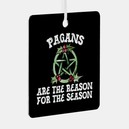 Heiden sind der Grund für die Saison Ornament Aus Metall (Vorderseite Rechts)