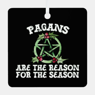Heiden sind der Grund für die Saison Ornament Aus Metall