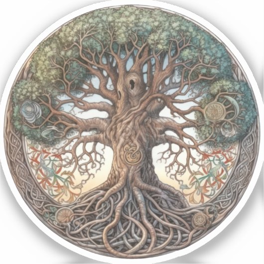 Heidenbaum Aufkleber (Vorderseite)