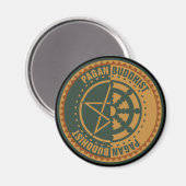 Heidenbuddhist Magnet (Vorderseite/Rückseite)