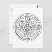 Heidenrad des Jahres Postkarte (Vorne/Hinten)