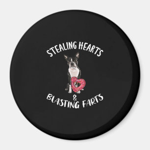 Heidenrauschen von Furzen Boston Terrier Magnet
