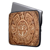 Heidenschmuck eines Stammes Maya-Textur Laptopschutzhülle (Vorderseite Links)