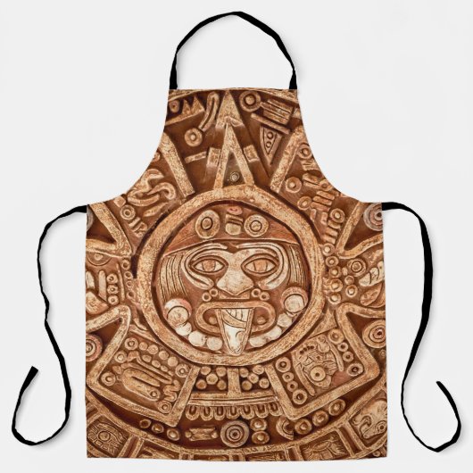 Heidenschmuck eines Stammes Maya-Textur Schürze (Vorderseite)