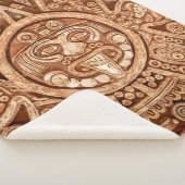 Heidenschmuck eines Stammes Maya-Textur Sherpadecke (3/4)