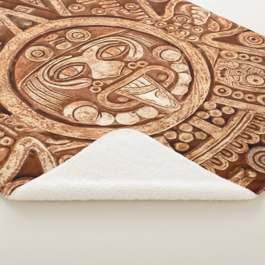 Heidenschmuck eines Stammes Maya-Textur Sherpadecke (3/4)