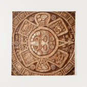 Heidenschmuck eines Stammes Maya-Textur Wandteppich (Vorderseite (Horizontal))