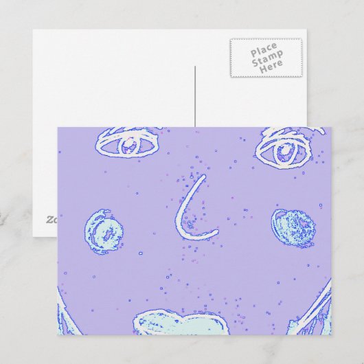 Heidepostkarte Postkarte (Vorne/Hinten)