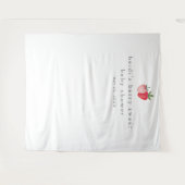 HEIDI Berry Sweet Strawberry Babydusche Hintergrun Wandteppich (Vorderseite (Horizontal))