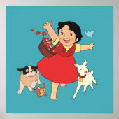 Heidi das Mädchen aus den Alpen Poster (Vorne)