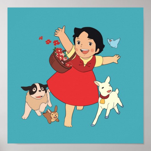 Heidi das Mädchen aus den Alpen Poster (Vorne)